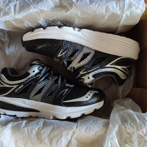 Saucony Zealot 2 Running Shoe (Little Kid) Black - Picture 4 of 10